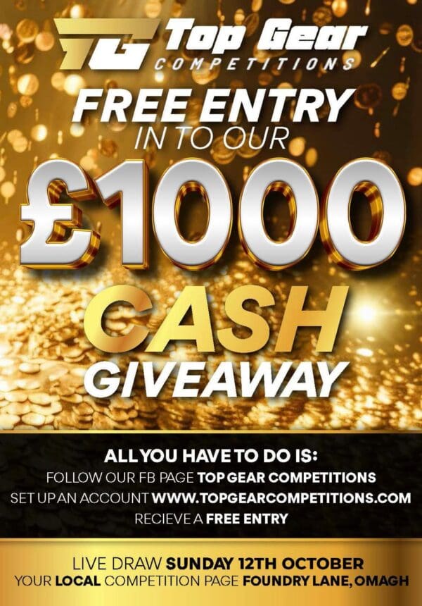 £1,000 CASH GIVEAWAY!